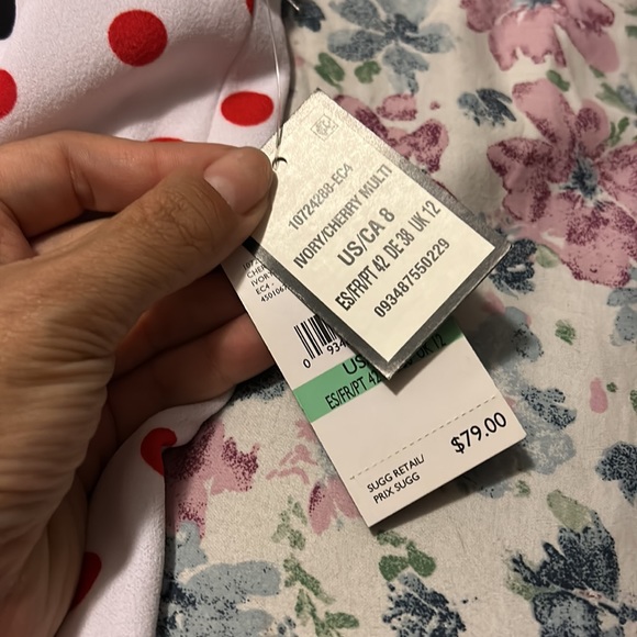 NWT Nine West polka dot pencil skirt size 8 - Picture 4 of 4